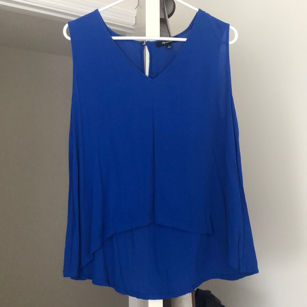 Madewell royal blue blouse